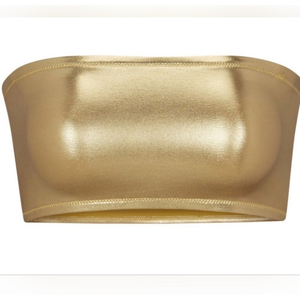 SKIMS Metallic Bandeau /‎ Gold / 4X